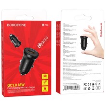 АЗП Borofone BZ18 QC3.0 – Чорний