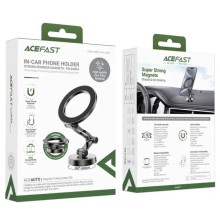 Автодержатель Acefast D20 magnetic car holder – Metal gray