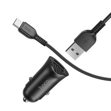 АЗУ Hoco Z39 QC3.0 (2USB) + Type-C – Черный