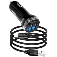 АЗУ Hoco Z40 (2USB 2.4A) + Lightning (Черный)