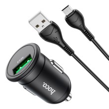 АЗУ Hoco Z43 QC3.0 (1USB/18W) + MicroUSB – Черный