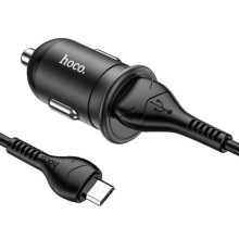 АЗУ Hoco Z43 QC3.0 (1USB/18W) + MicroUSB – Черный