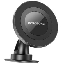 Автотримач Borofone BH91 Ring magnetic (center console) – Black