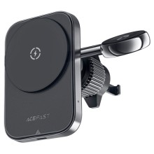 Автотримач з БЗП Acefast D18 2in1 in-car – Black