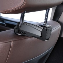 Автодержатель Baseus Backseat Vehicle Phone Hook, + крюк-вешалка (SUHZ-A01) – Черный