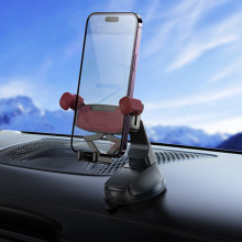 Автодержатель Hoco H67 Gamble gravity linkage (center console) – Черный