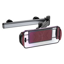 Автотримач Hoco H69 Gamble telescopic на підголівник – Чорний