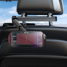 Автотримач Hoco H69 Gamble telescopic на підголівник – Чорний