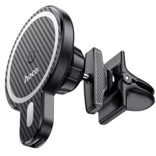 Автодержатель с БЗУ Hoco CA85 магнитный – Черный