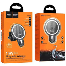 Автодержатель с БЗУ Hoco CA85 магнитный – Черный