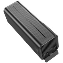 Автомобільний насос Hoco ZP7 Maddy smart (5000 mAh) – Чорний