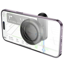 Автодержатель Hoco H58 Show ring magnetic (multi-scene) – Черный