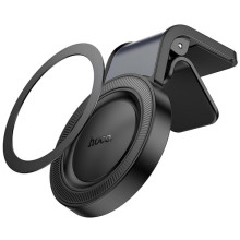 Автодержатель Hoco H59 Show ring magnetic (L air outlet) – Черный