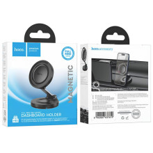 Автодержатель Hoco H61 Show folding ring magnetic (dashboard) – Черный