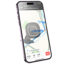 Автодержатель Hoco H73 Crown magnetic (center console) – Черный