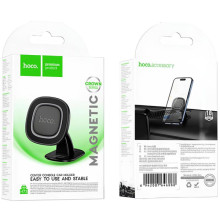 Автодержатель Hoco H73 Crown magnetic (center console) – Черный