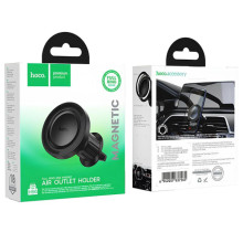 Автодержатель Hoco H56 Show ring magnetic (air outlet) – Черный