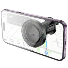 Автодержатель Hoco H56 Show ring magnetic (air outlet) – Черный