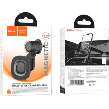 Автодержатель Hoco H74 Crown ring magnetic (air outlet) – Черный