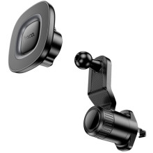 Автодержатель Hoco H74 Crown ring magnetic (air outlet) – Черный