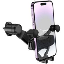 Автодержатель Hoco H66 Gamble gravity linkage (air outlet) – Черный