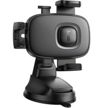 Автодержатель Hoco H76 Crown one-button (center console) – Черный