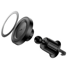 Автодержатель Hoco H56 Show ring magnetic (air outlet) – Черный
