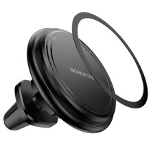 Автодержатель Borofone BH135 Parker ring magnetic (air outlet) – Черный