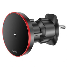 Автодержатель с БЗУ WIWU CH-316 – Черный