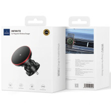 Автодержатель с БЗУ WIWU CH-316 – Черный