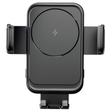 Автодержатель с БЗУ WIWU CH-321 15W – Черный