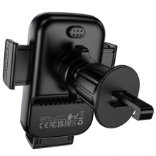 Автодержатель с БЗУ Borofone BH221 Path 15W (air outlet) – Черный