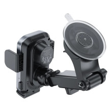 Автодержатель с БЗУ Acefast D53 with Electric Clamp for Dashboard – Черный
