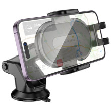 Автодержатель Borofone BH134 Rio push-type (center console) – Черный