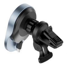 Автодержатель с БЗУ WIWU CH-315 – Серый