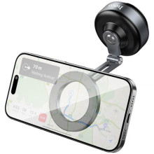 Автодержатель Hoco DCA65 Magnetic ring – Черный