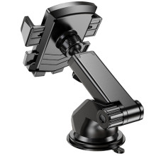 Автодержатель Hoco CA83 David one-button (center console) – Черный