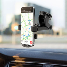 Автодержатель Hoco CA83 David one-button (center console) – Черный