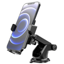 Автотримач Hoco CA83 David one-button (center console) – Чорний