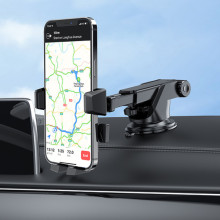 Автотримач Hoco CA83 David one-button (center console) – Чорний