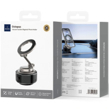 Автотримач WIWU Wi-CH-056 Octopus Vacuum Suction Magnetic – Чорний