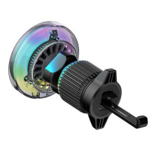 Автотримач з БЗП WIWU CH-324 Aurora Qi2 15W – Чорний