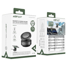 Автодержатель с БЗУ Acefast E29 Magnetic Wireless Charging Auto Fix 15W – Серый