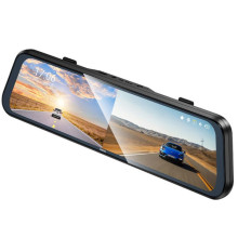 Автомобільний регистратор дзеркало Hoco DV16 Dual-Channel Driving Recorder 1080p+720p – Чорний