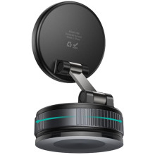 Автотримач Hoco H86 Dragon manual suction cup magnetic (universal) – Чорний