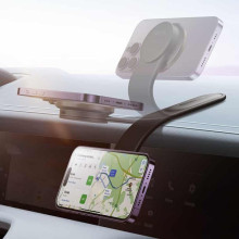 Автодержатель с БЗУ Baseus C02 Pro Series Magnetic Wireless Charging Car Mount Cluster (C40156) – Черный