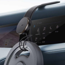 Автодержатель с БЗУ Baseus C02 Pro Series Magnetic Wireless Charging Car Mount Cluster (C40156) – Черный