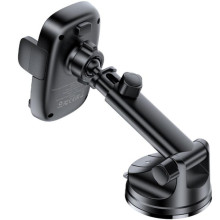 Автодержатель с БЗУ Acefast D49 Wireless Charging 15W – Черный