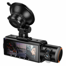 Видеорегистратор Hoco DI61 3.16-inch display with rear camera (1280+720P) – Черный