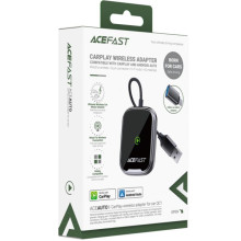 Адаптер Acefast QC1 car wireless CarPlay – Серый